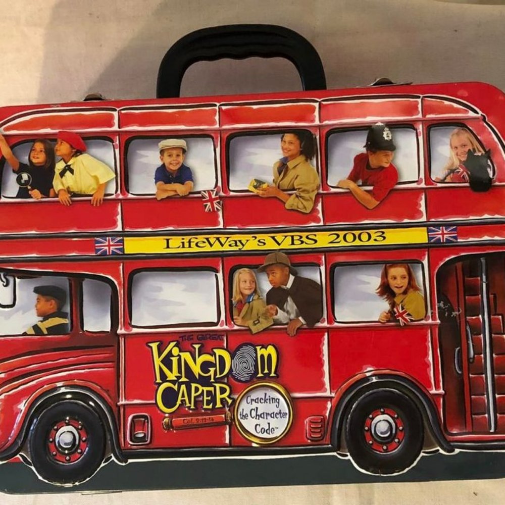 The Kingdom Caper Red tin